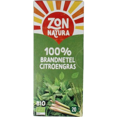 Zonnatura Brandnetel citroengras bio Zonnatura Brandnetel citroengras bio 20 zakjes - Thee