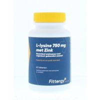 Fittergy L-Lysine 750 mg met zink