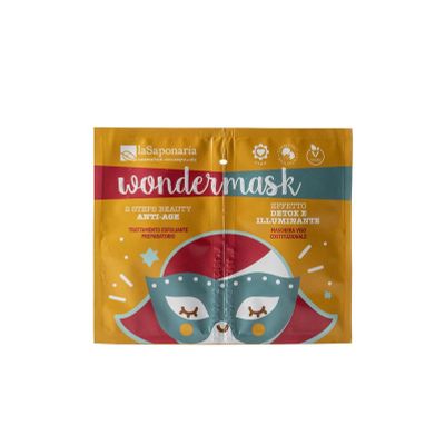 La Saponaria Gezichtsmasker wondermasker 8 ml + 5 ml 2 staps