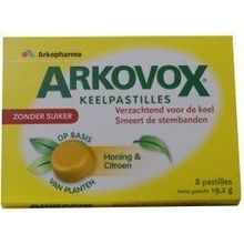 Foto van Honing citroen keelpastilles