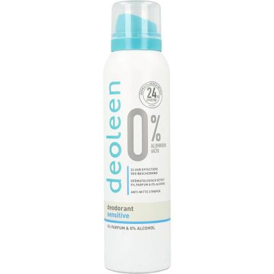 Deoleen Deodorant spray 0% sensitive 150 Milliliter - Deodorant