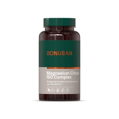 Bonusan Magnesiumcitraat 150 mg plus Foto van Bonusan Magnesiumcitraat 150 mg plus