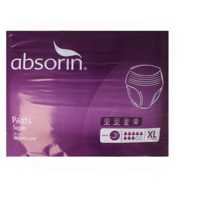 Absorin Comfort pants super XL 14 stuks - Algemeen
