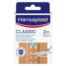Hansaplast Classic 2 m x 6 cm Foto van Hansaplast Classic 2 m x 6 cm