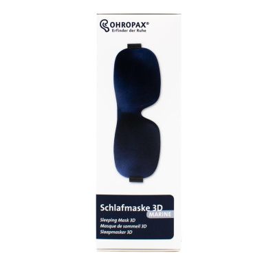 Ohropax Slaapmasker blauw geweven