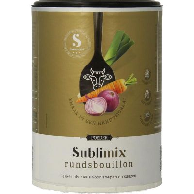 Sublimix Vleesbouillon glutenvrij Sublimix Vleesbouillon glutenvrij 220 gram - Overig reform/levensmiddelen