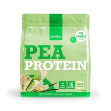 Foto van Purasana Plant protein erwt vaniille