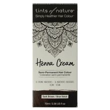 Foto van Tints Of Nature Henna cream dark brown semi permanent