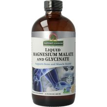 Foto van Natures Answer Vloeibaar magnesium malaat & bisglycinaat