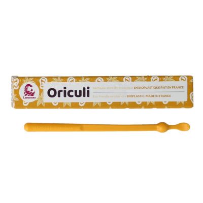 Lamazuna Bioplastic oriculi yellow 1 stuk - Oorverzorging