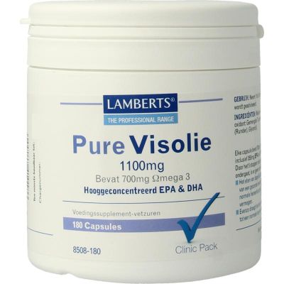Clinicpacks Visolie 1100mg 180 capsules - Vetzuren