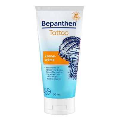 Bepanthen Tattoo zonnecreme 50 Milliliter - In de zon