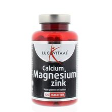 Foto van Lucovitaal Calcium magnesium zink