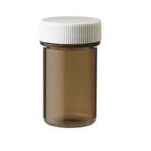 Foto van Plastobel tabletflacon bruin gedopt 20 ml