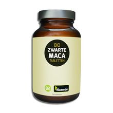 Foto van Hanoju Maca black organic 500 mg
