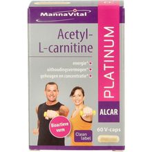 Foto van Mannavital Acetyl-l-carnitine platinum