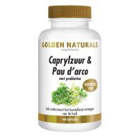 Golden Naturals Caprylzuur & Pau d'arco met probiotica