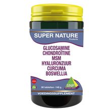 Foto van SNP Glucosamine chondro MSM hyaluron curcum boswellia