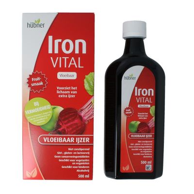 Hubner Iron vital vloeibaar ijzer XL 500 Milliliter - Algemeen
