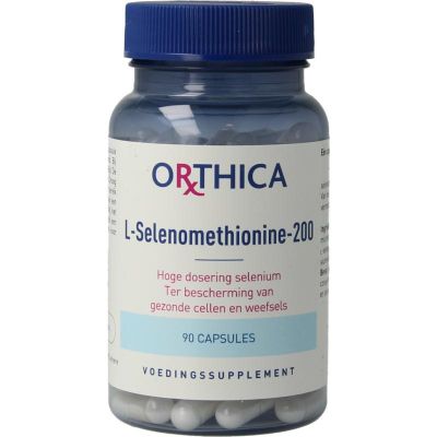 Orthica L-Selenomethionine 200 90 capsules - Mineralen enkel