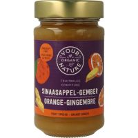 Your Organic Nat Fruit beleg sinaasappel / gember bio