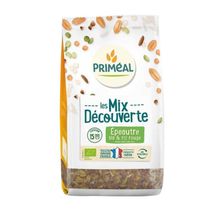 Foto van Primeal Granenmix tarwe spelt rode rijst bio