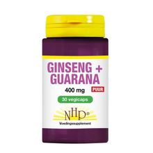 Foto van NHP Ginseng guarana 400 mg puur
