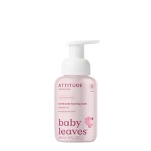 Foto van Attitude Baby leaves 2 in 1 haar & body parfumvrij