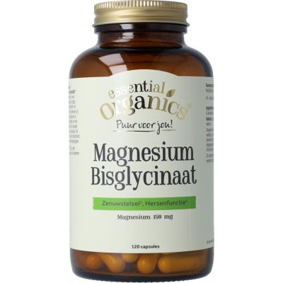 Essential Organi Puur magnesium bisglycinaat 120 capsules - Algemeen