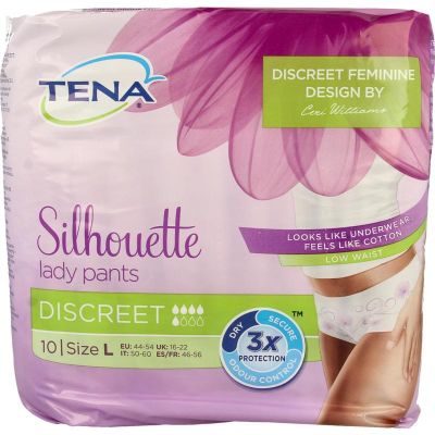 TENA Silhouette Normal Blanc - Lage Taille L