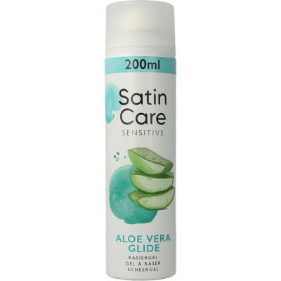Gillette Satin care scheergel 200 Milliliter - Scheerschuim/gel/creme