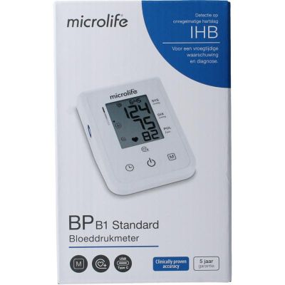 Microlife BPB1 Bloeddrukmeter standaard 1 stuks - Algemeen