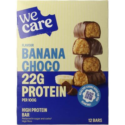 Wecare Bars choco banana 372 Gram - Gezonde tussendoortjes