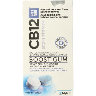 Foto van Cb12 Mondverzorging boost kauwgom strong mint