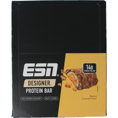 ESN Peanut caramel bar 45g ESN Peanut caramel bar 45g 12 stuks - Sportvoeding