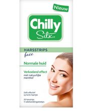 Foto van Chilly Silx Harsstrips gezicht normale huid