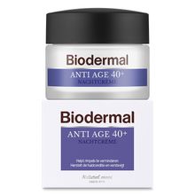 Foto van Biodermal Nachtcreme anti age 40+