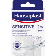 Foto van Hansaplast Sensitive 2 m x 6 cm