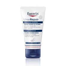 Foto van Eucerin 5% Urea repair plus herstellende handcreme