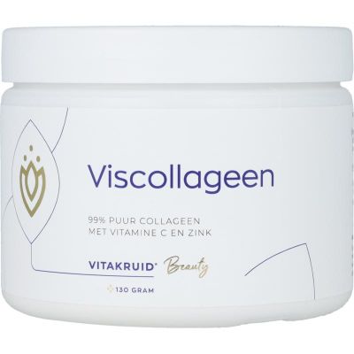 Vitakruid Pure viscollageen met C & zink Vitakruid Pure viscollageen met C & zink 130 gram - Overige vitaminen/mineralen