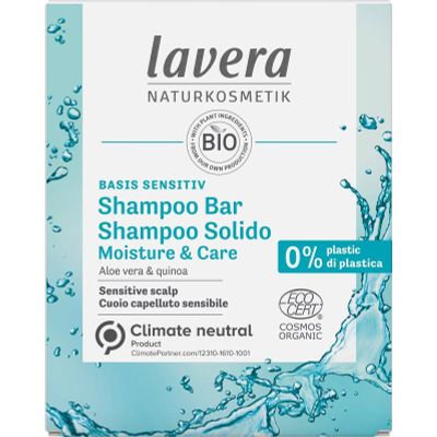 Lavera Basis Sensitiv shampoo bar moisture&care bio EN-IT
