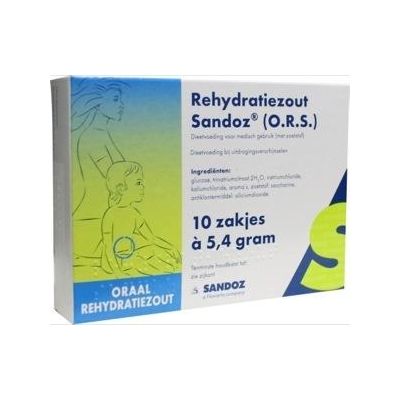 Rehydratatiezout sachet 5.4 gram SAN Rehydratatiezout sachet 5.4 gram SAN 10 stuks - Overig zelfzorg