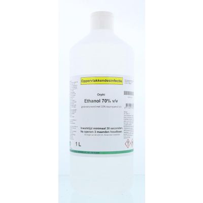 Orphi Alcohol Ethanol 70% Gedenatureerd 10% 1000ML - Overig huishoudelijk