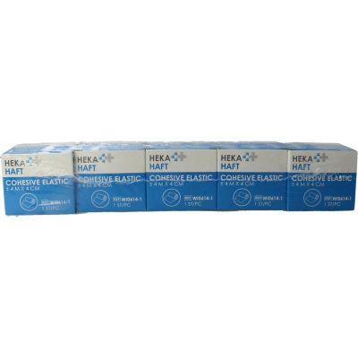 Hekahaft Cohesive windsel 4m x 4cm Foto van Hekahaft Cohesive windsel 4m x 4cm