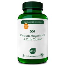 Foto van AOV 551 Calcium magnesium & zink citraat