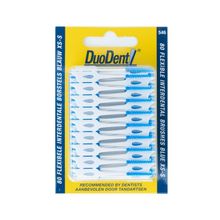 Foto van Duodent flexibele interdentale borstels xs-s blauw