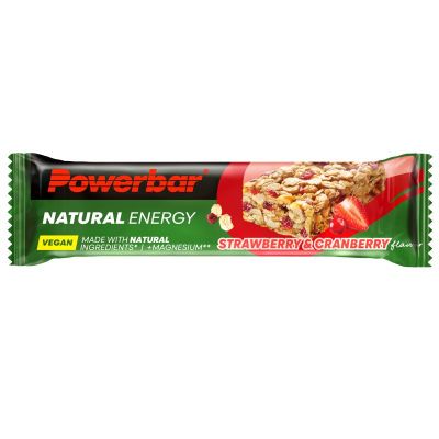Foto van Powerbar Natural energy bar strawberry cranberry