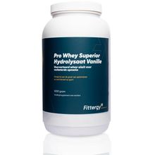 Foto van Fittergy Pro whey superior hydrolysate vanille