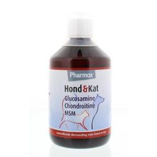 Foto van Pharmox Hond & kat glucosamine chondroitine & msm
