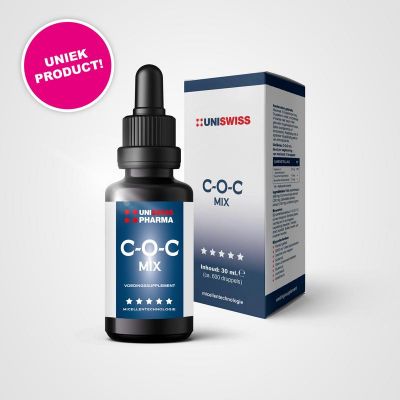 Uni Swiss-Pharma C-O-C mix Curcumine, Olibanum en Vitamine C Uni Swiss-Pharma C-O-C mix Curcumine, Olibanum en Vitamine C 30 Milliliter - Overige vitaminen/mineralen